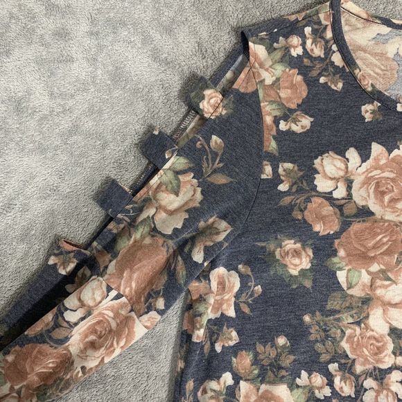 Apt. 9 Floral Victorian Pattern Sway Blouse Plus Size XXL Women’s - Picture 12 of 12